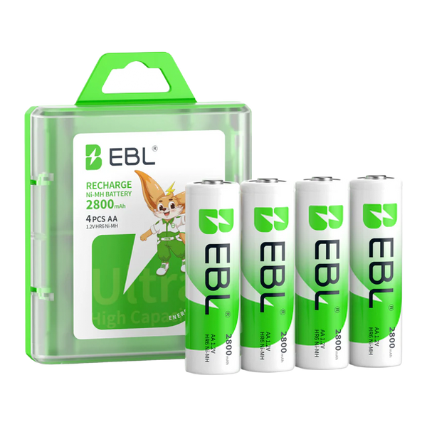 Baterías Recargables EBL AA 2800mAh