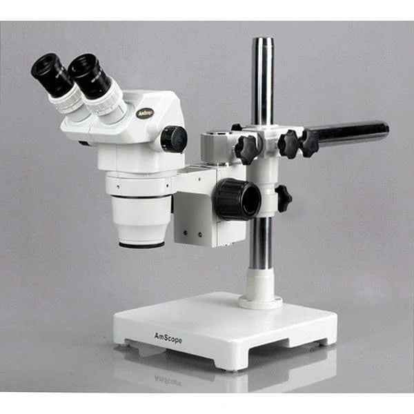 Microscopio Estéreo Binocular AmScope con Soporte de Pluma