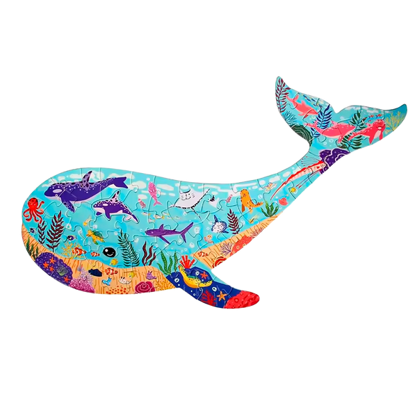 Rompecabezas 3D de Animales Marinos (+3)