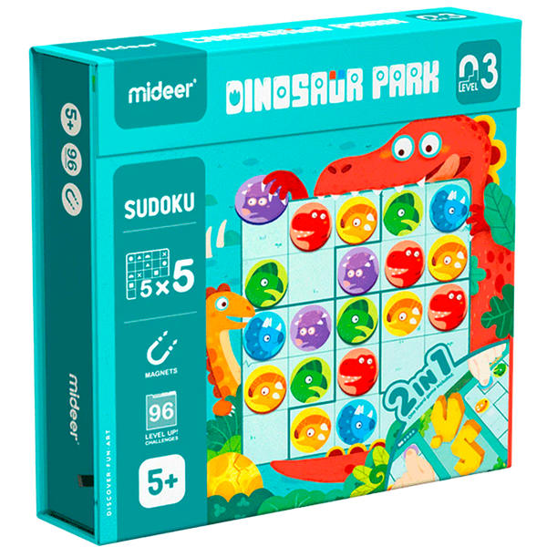 Juego de Sudoku Dinosaur Park Nivel 3 de 50 Piezas (+5)