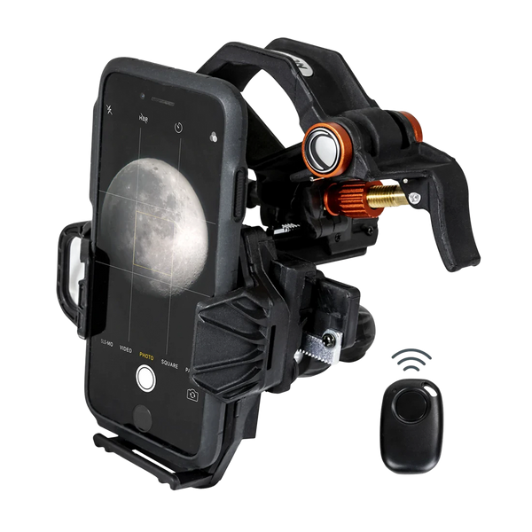 Kit Adaptador Universal Binoculares, Microscopios y Telescopios para Smarthphone Celestron NEXYZ DX ²⁵