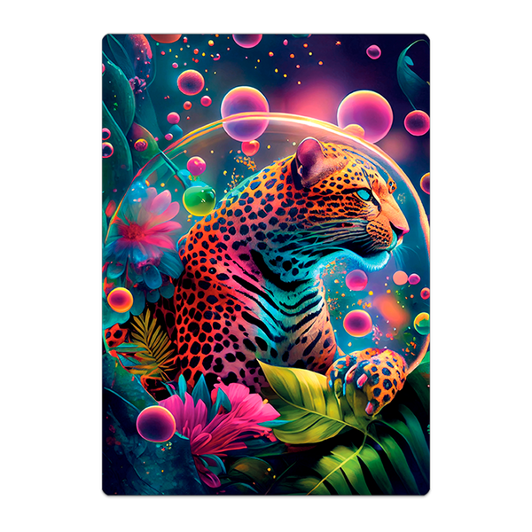 Jaguar Neón – Rompecabezas de 500 Piezas Nano (+8)