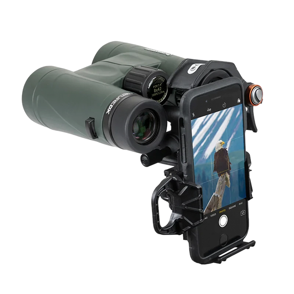 Kit Adaptador Universal Binoculares, Microscopios y Telescopios para Smarthphone Celestron NEXYZ DX ²⁵