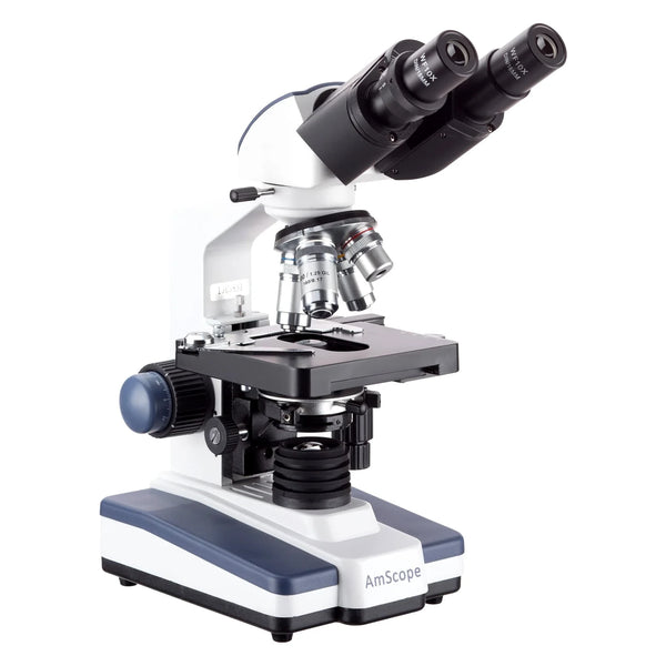 Microscopio Compuesto Binocular AmScope Serie B120 40X–2500X