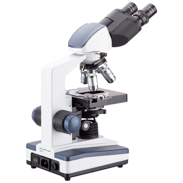 Microscopio Compuesto Binocular AmScope Serie B120 40X–2500X ²⁶