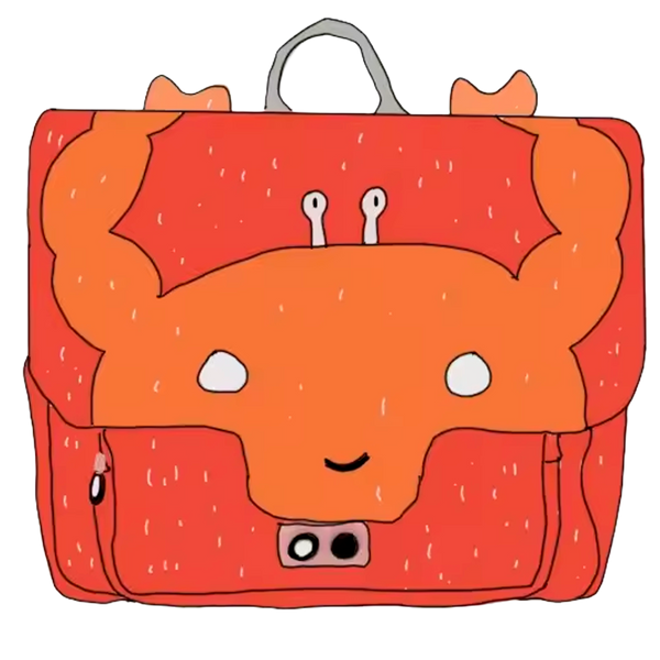 Mochila de Animales Salvajes Formato Horizontal