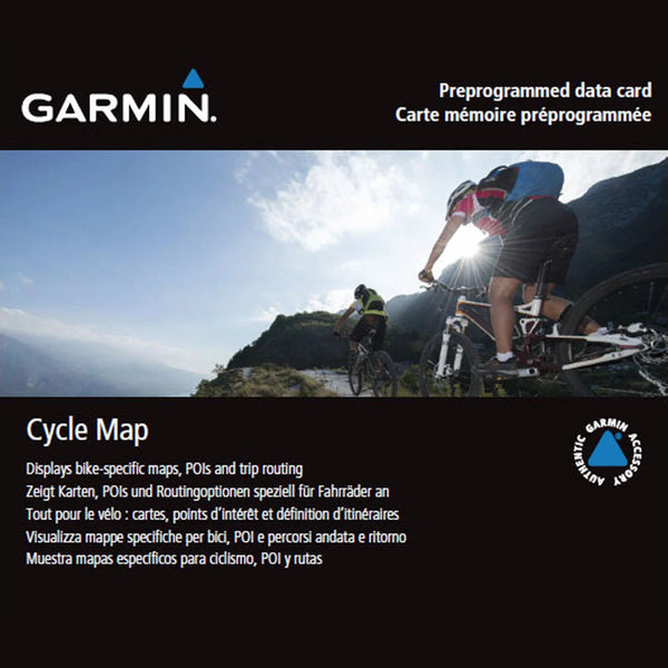 Mapa de Suramérica e Islas del Caribe Garmin para Ciclistas