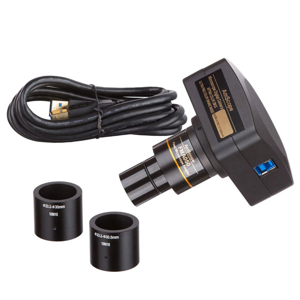 Cámara AmScope para Microscopios con montura C CMOS Velocidad USB 3.0 de 18 MP