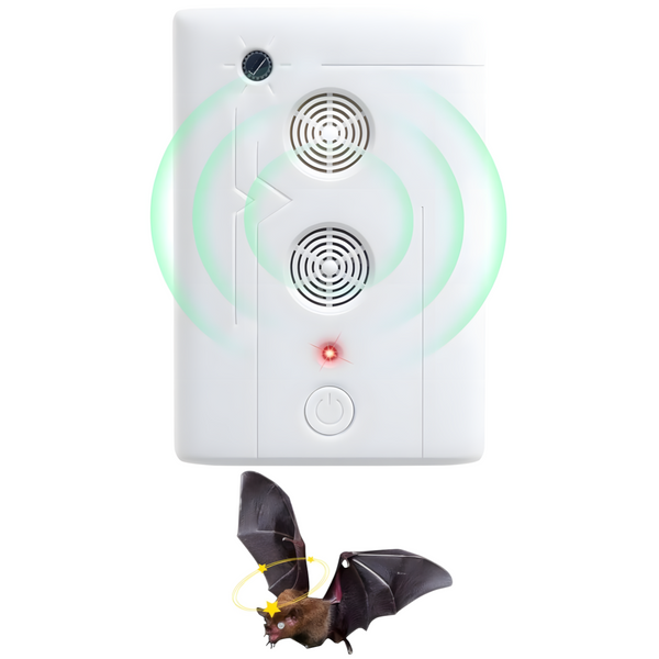 Ahuyentador Ultrasónico B•Tools Contra Murciélagos con Dos Parlantes, para Interiores (Hasta 60 m²)