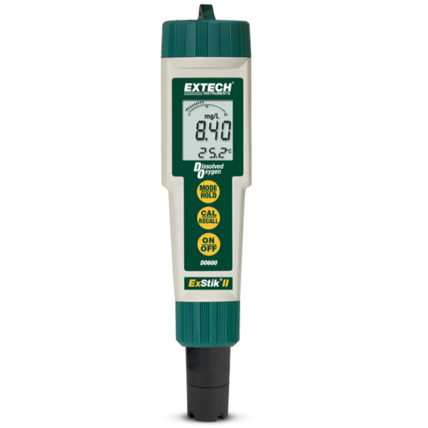 Medidor de Oxígeno Disuelto Extech ExStik II DO600