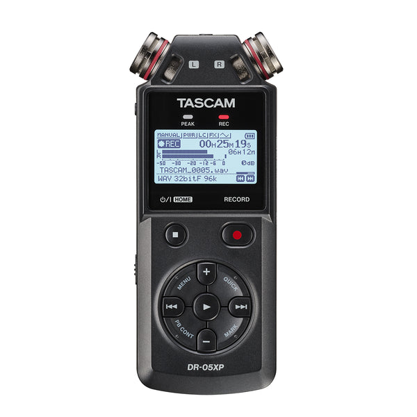 Grabadora portátil Tascam DR-05XP - 2 canales y 32 bits USB-C