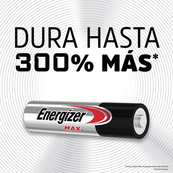 Baterías Alcalinas Energizer Max AAA
