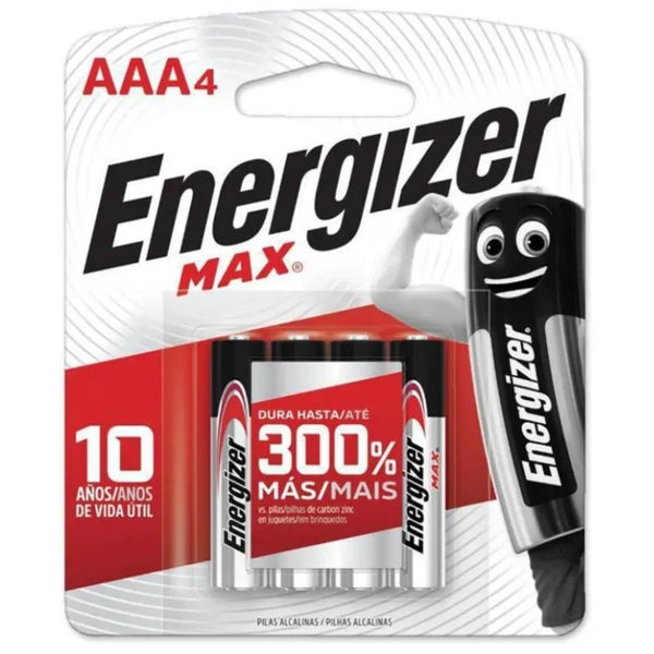 Baterías Alcalinas Energizer Max AAA