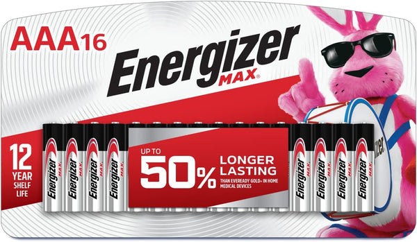 Baterías Alcalinas Energizer Max AAA