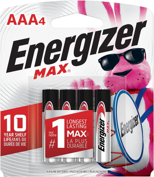 Baterías Alcalinas Energizer Max AAA