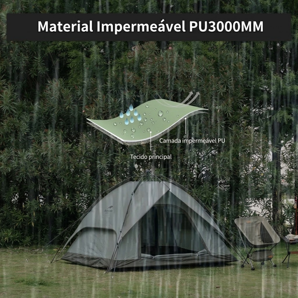 Carpa Emergente Naturehike Serie AutoPop para 4 Personas
