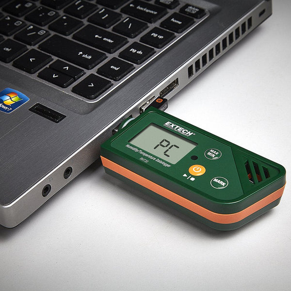 Datalogger Temperatura y Humedad Extech con Conexión USB