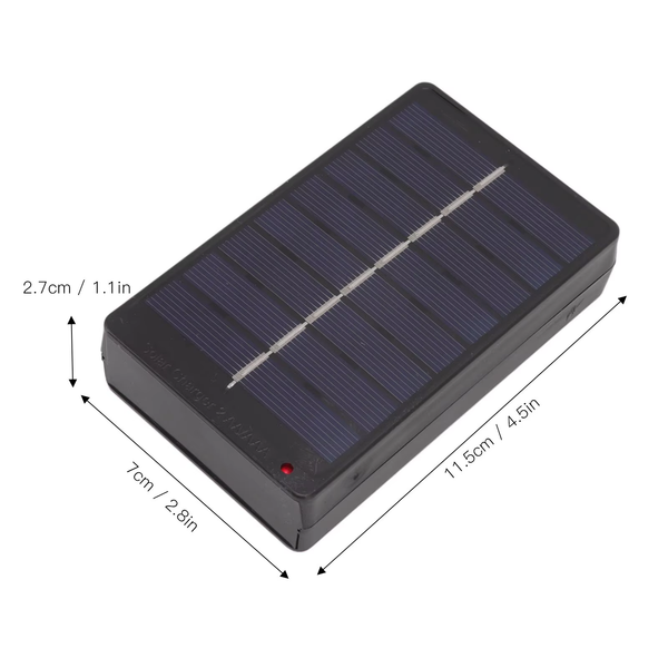 Cargador Solar para Baterías Recargables AAA y AA