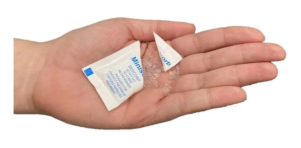Paquetes de Silica Gel Minisorb Desecantes e Deshumidificadores Pequeñas