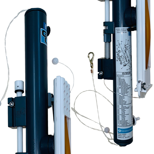Muestreadores de Agua Niskin GO Enviromental Serie 1010 con Compartimento Reverso para Termómetros ²⁶