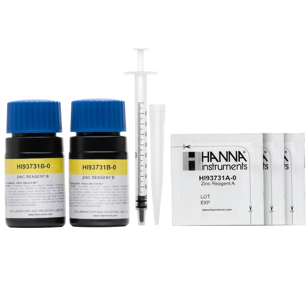 Reactivo de Zinc de 0.00 a 3.00 mg/L