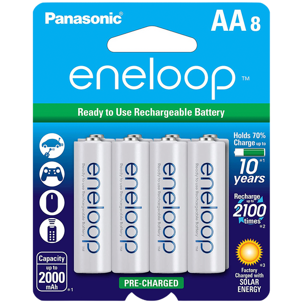 Baterías Recargables Panasonic Eneloop AA 2000mAh ²⁶