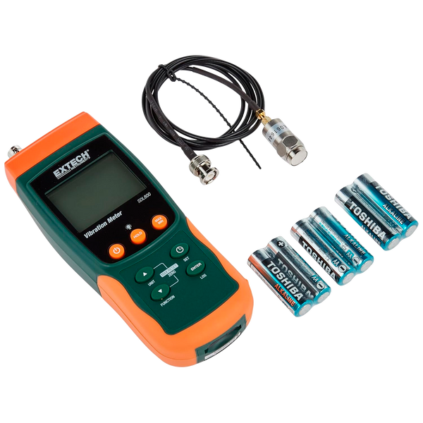 Medidor de Vibración y Data Logger Extech 