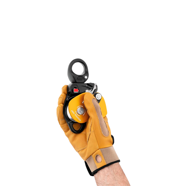 Polea de Captura de Progreso Petzl Pro Traxion con Pivote y Resistente a Caídas