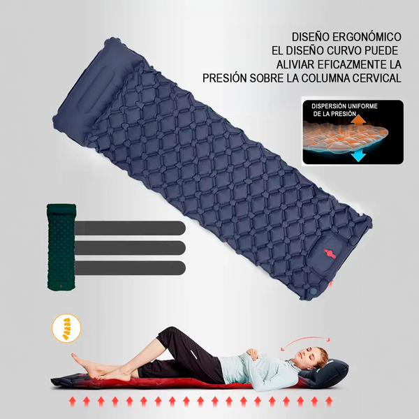 Colchón Inflable DUTRIEUX con Almohadas
