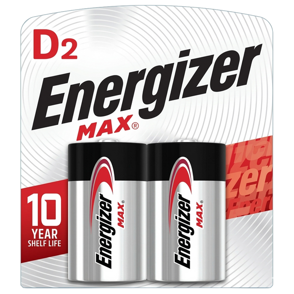Baterías Alcalinas Energizer Max D x 2 Ud.