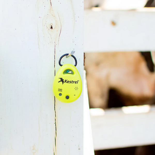 Data Logger Inalámbrico Kestrel DROP D2AG para Ganado, Humedad Relativa & Índice de Calor