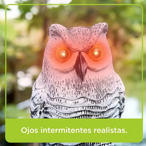 Búho Ahuyentador de Aves con Ojos Luminiscentes