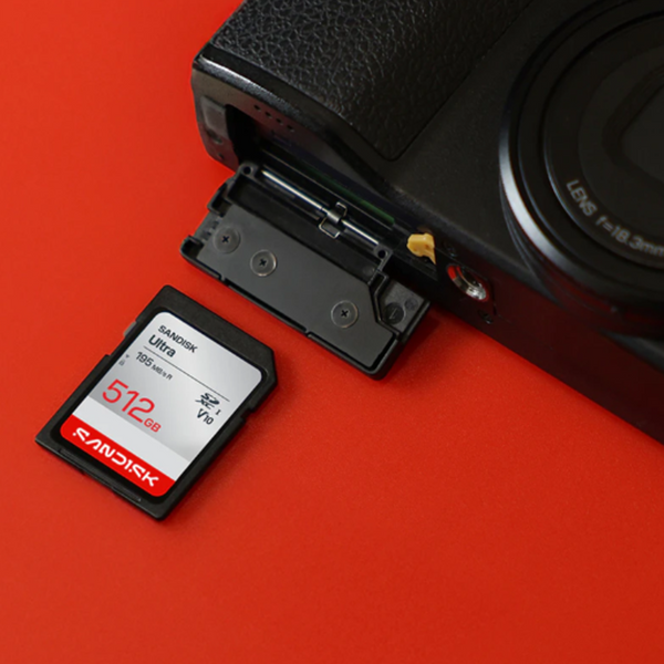 Tarjeta de Memoria SanDisk Ultra SDHC y SDXC UHS I Hasta 512 MB/s