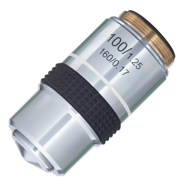 Objetivos Acromáticos AmScope para Microscopios Compuestos Hasta 100X