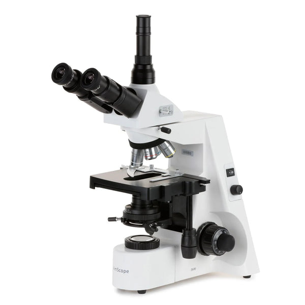Microscopio Compuesto Trinocular AmScope Serie T690 hasta 2500X Iluminación Köhler Óptica Planacromática