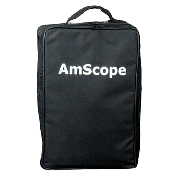 Estuche de Transporte en Vinilo para Microscopio AmScope Grande