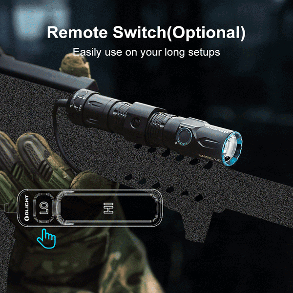 Linternas de Mano Tácticas Recargables Olight Warrior 3S hasta 2300 Lúmenes IPX8