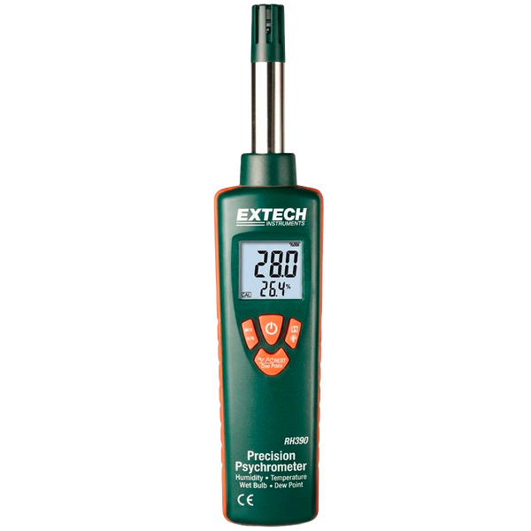 Medidor de Precisión de Humedad y Temperatura Extech RH390
