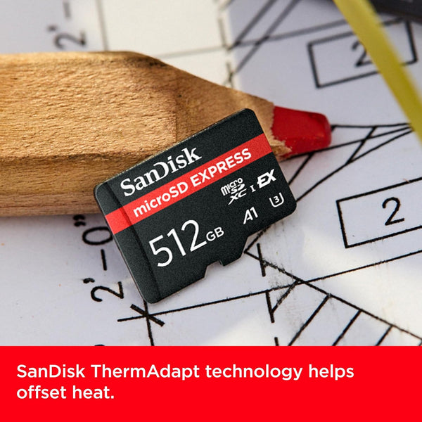 Tarjeta de Memoria SanDisk microSD Express con Velocidades de hasta 880 MB/s