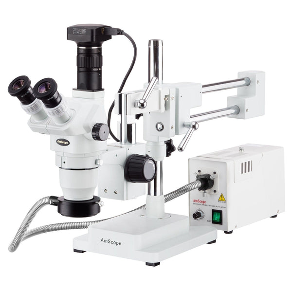 Microscopio Trinocular AmScope ZM-4T Series Zoom Stereo Microscope 2x-225x