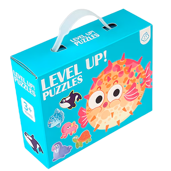 Quebra-Cabeça Level Up! de Animais Marinhos (+3)