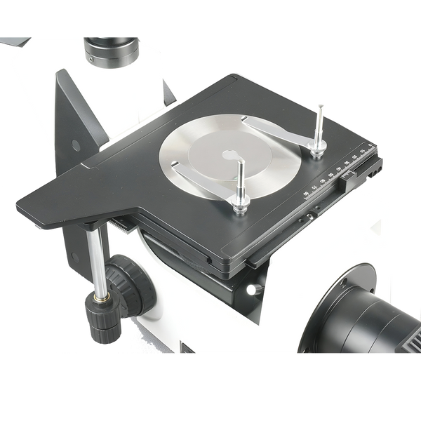 Microscopio Metalúrgico Invertido Trinocular Amscope 50X-1250X + Cámara 10 MP