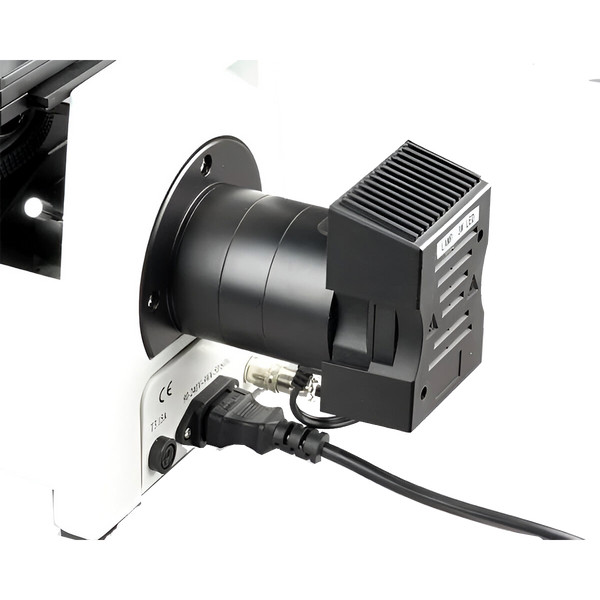 Microscopio Metalúrgico Invertido Trinocular Amscope 50X-1250X + Cámara 10 MP