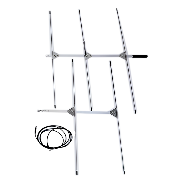 Antena Yagi 5 Elementos Plegable Portátil y Dividida