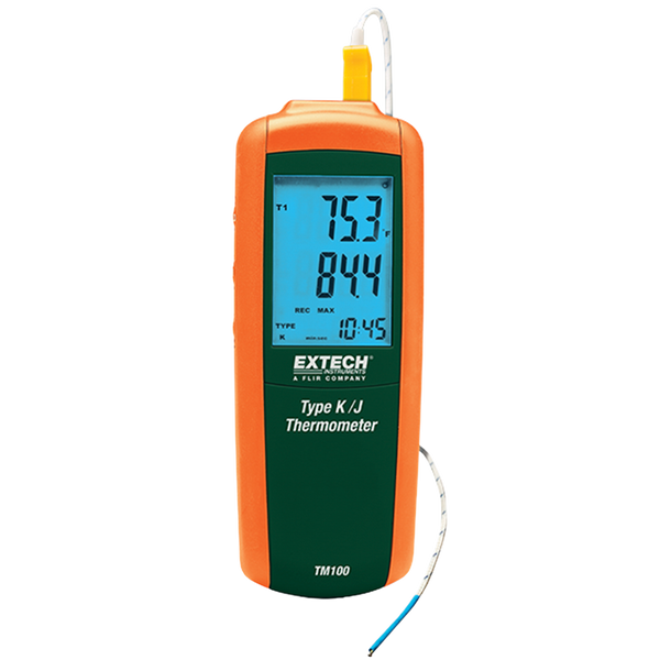 Termómetro Extech Entrada Simple Tipo J/K  TM100