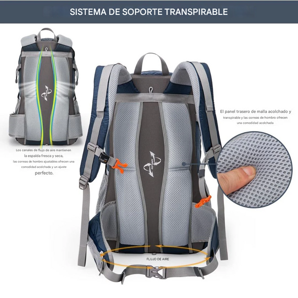 Morrales para Camping Mountaintop 40L 5 Colores