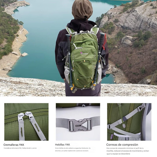 Morrales para Camping Mountaintop 40L 5 Colores