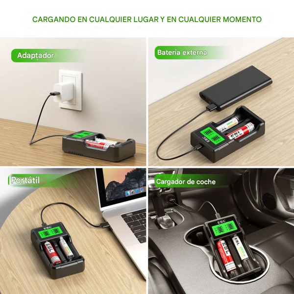 Cargador Universal Inteligente ﻿﻿iQuick EBL