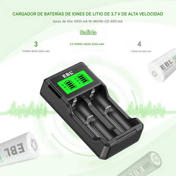 Cargador Universal Inteligente ﻿﻿iQuick EBL