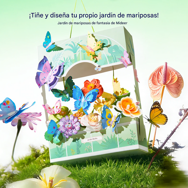 Kit Creativo Fantasy Butterfly Garden 70 Piezas (+3)